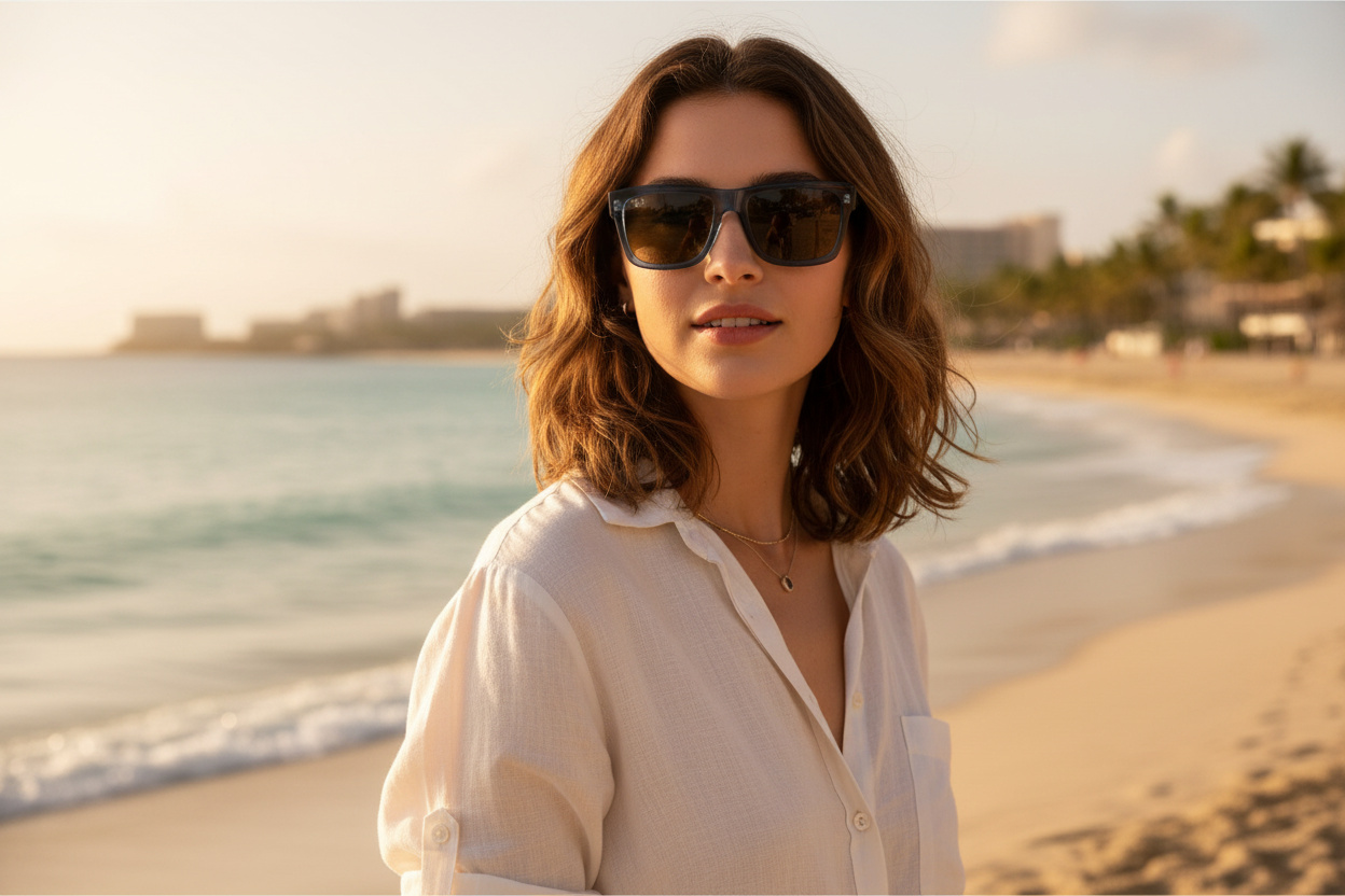 Vooraanzicht Ray-Ban WARREN (RB4396 - 668073)