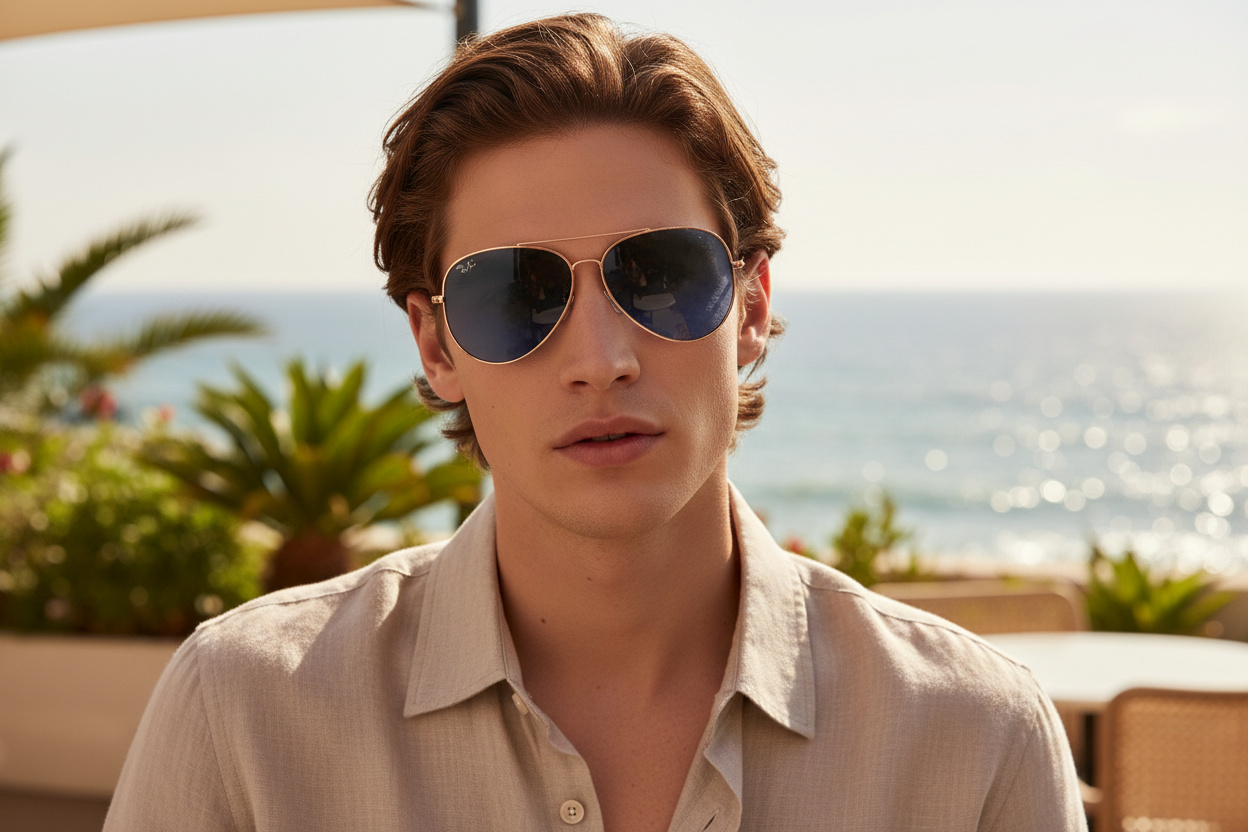 Vooraanzicht Ray-Ban AVIATOR REVERSE (RBR0101S - 92023A)