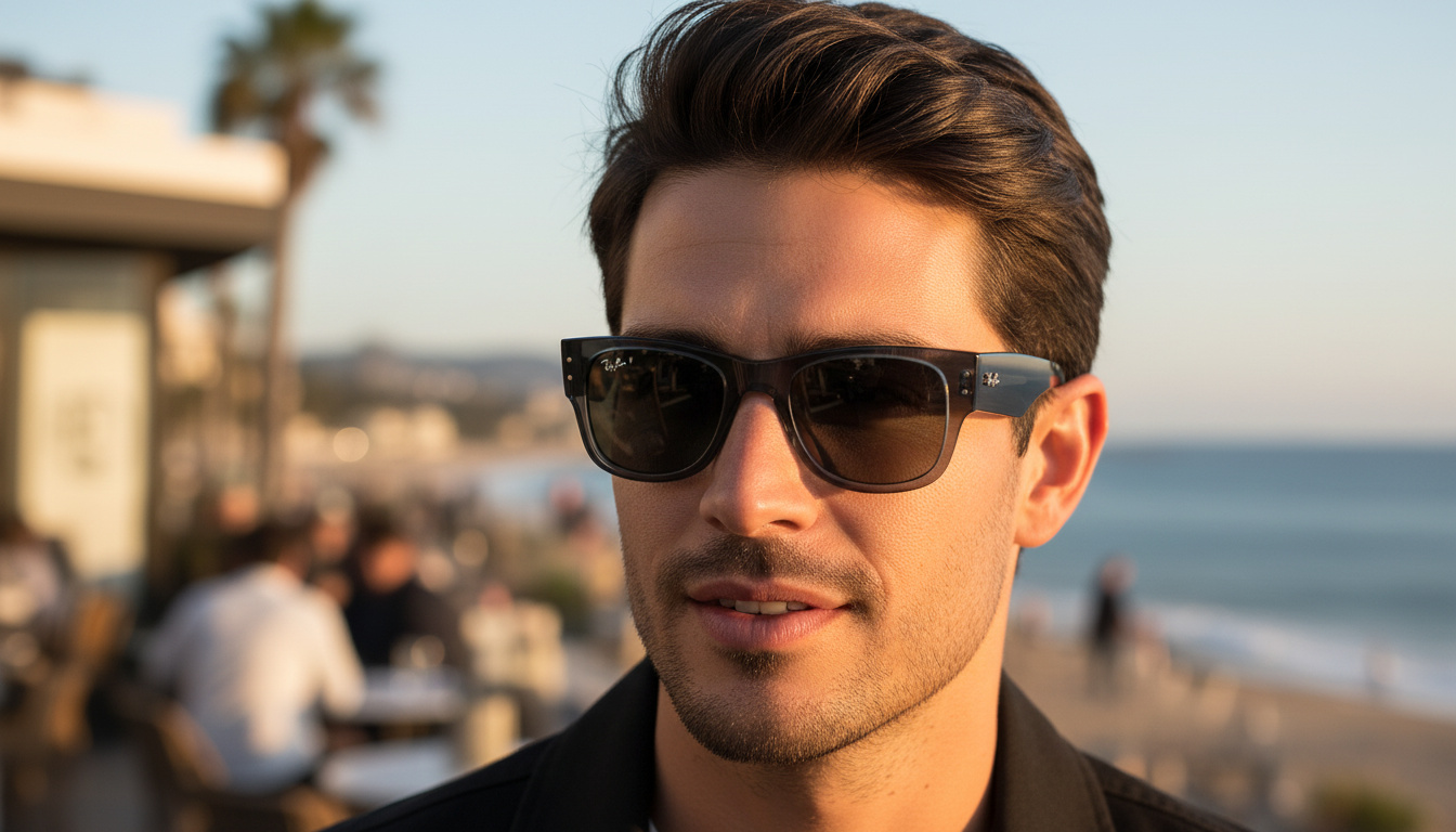 Vooraanzicht Ray-Ban MEGA WAYFARER (RB0840S - 1406B1)