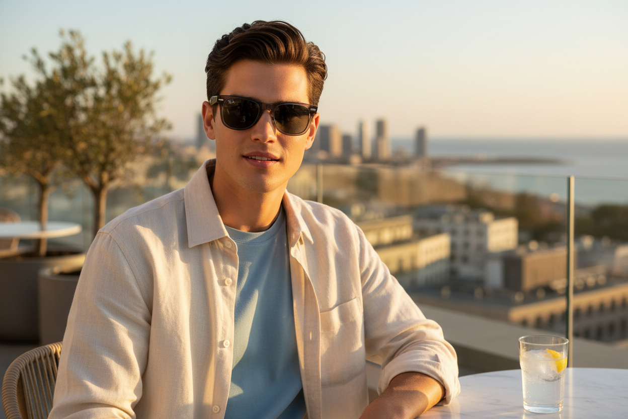 Vooraanzicht Ray-Ban WAYFARER (RB2140 - 1355R5)