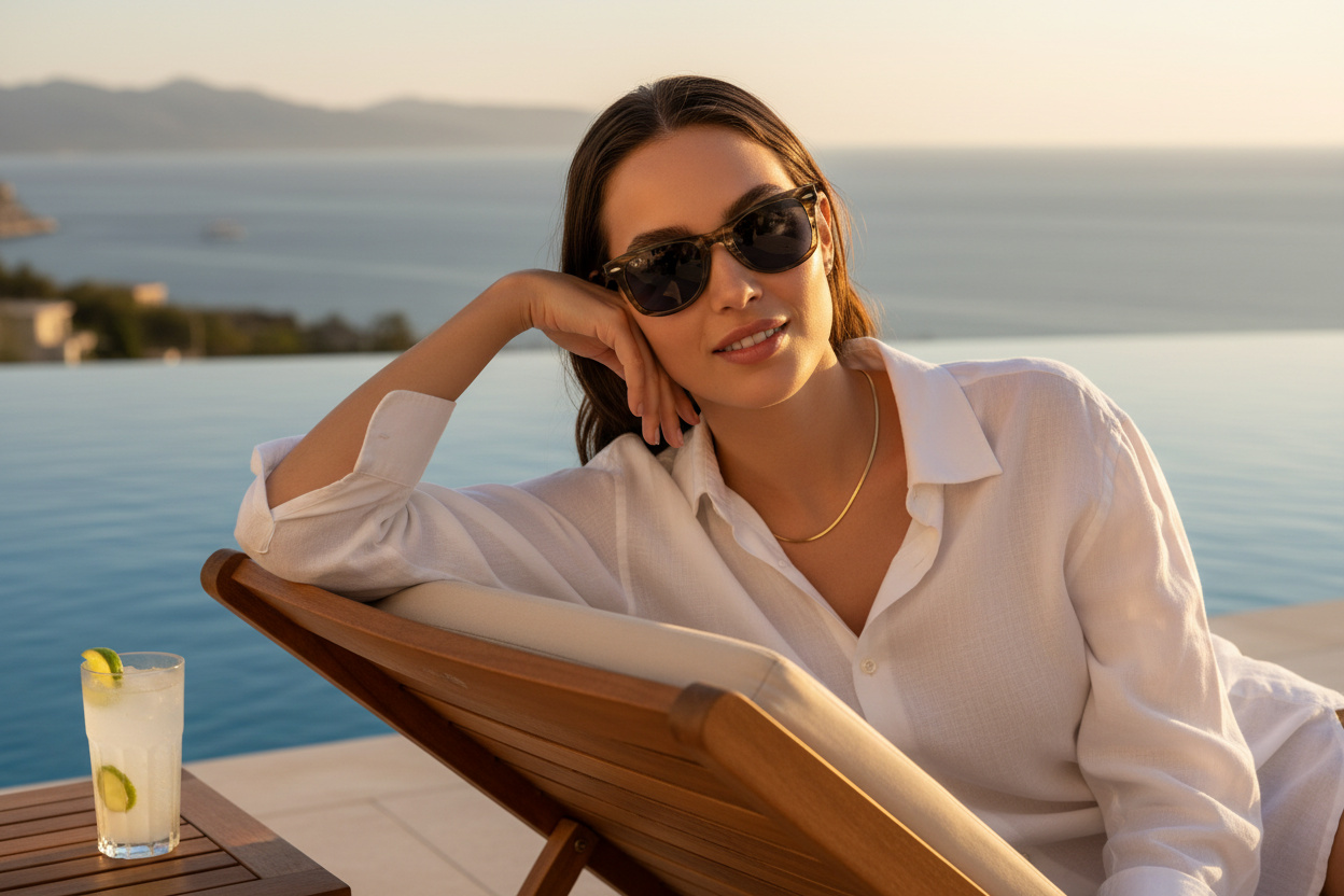Vooraanzicht Ray-Ban WAYFARER (RB2140 - 1387GG)