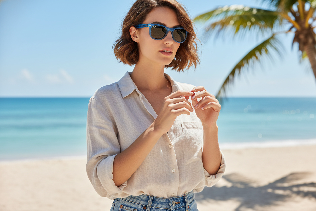 Vooraanzicht Ray-Ban WAYFARER (RB2140 - 1409B1)
