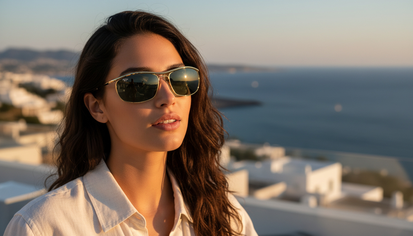 Vooraanzicht Ray-Ban OLYMPIAN I DELUXE (RB3119M - 001/56)