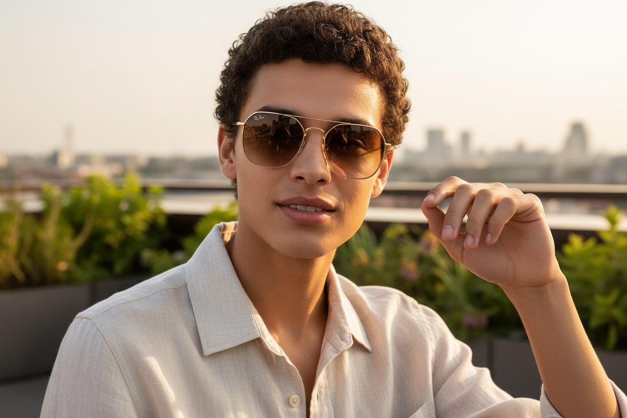 Vooraanzicht Ray-Ban JIM (RB3694 - 001/51)