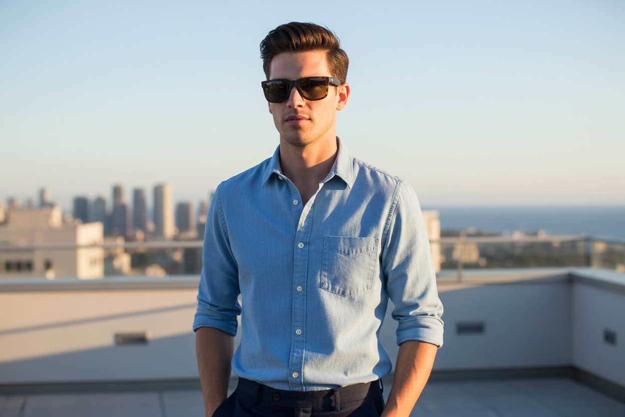 Vooraanzicht Ray-Ban JUSTIN (RB4165 - 865/87)