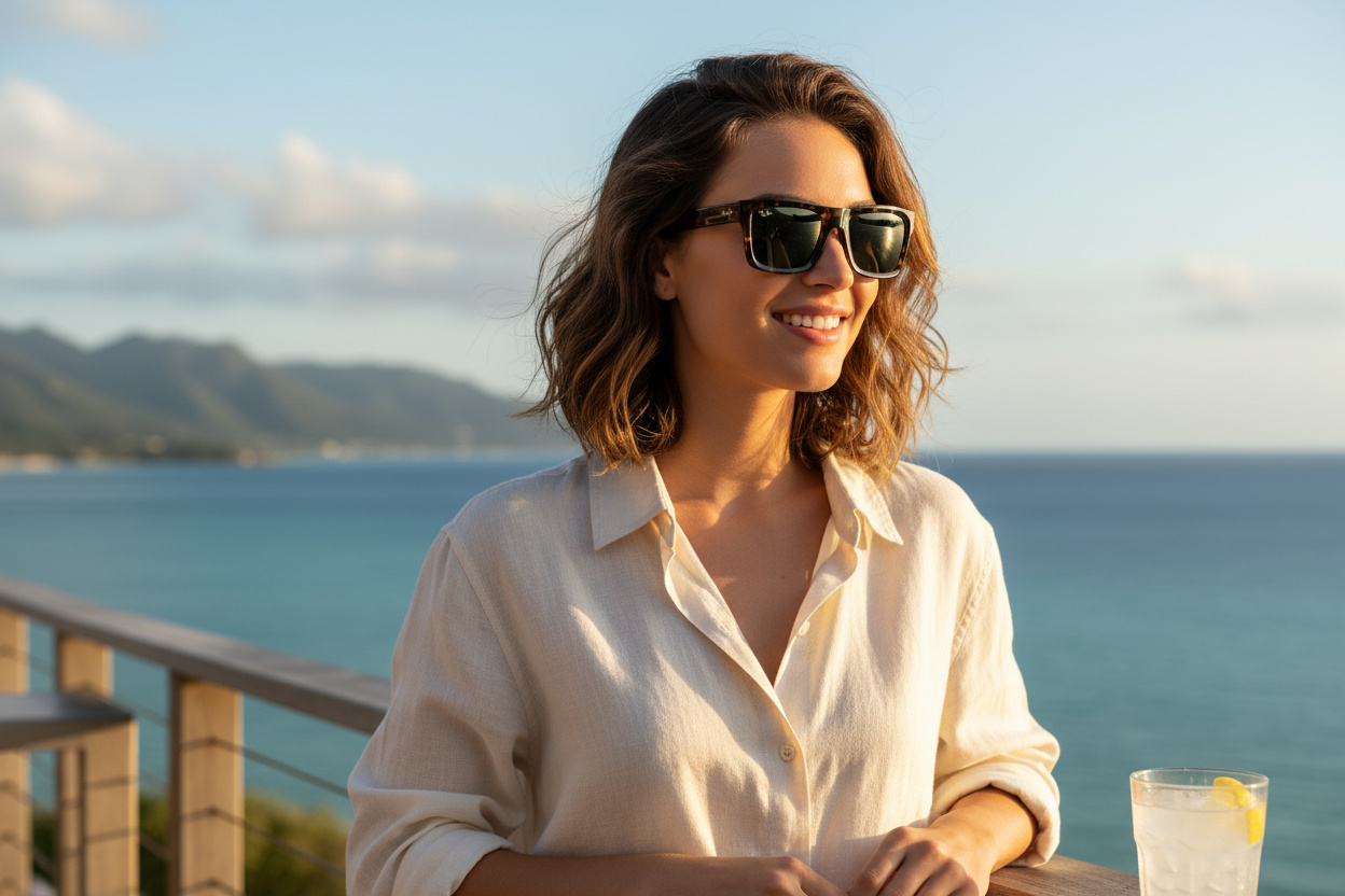 Vooraanzicht Ray-Ban WARREN (RB4396 - 135971)