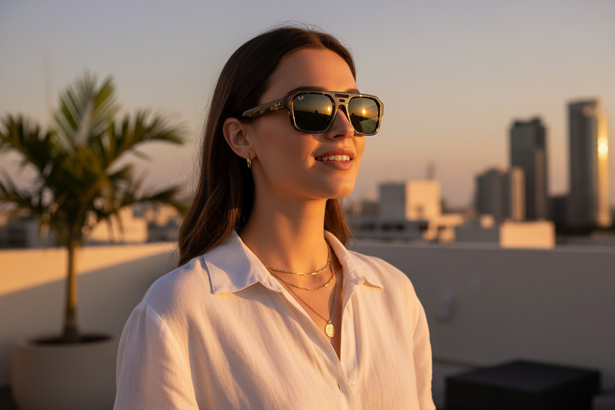 Vooraanzicht Ray-Ban CORRIGAN (RB4397 - 135971)