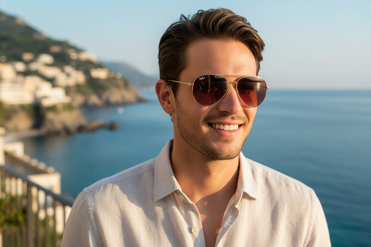 Vooraanzicht Ray-Ban AVIATOR REVERSE (RBR0101S - 001/69)
