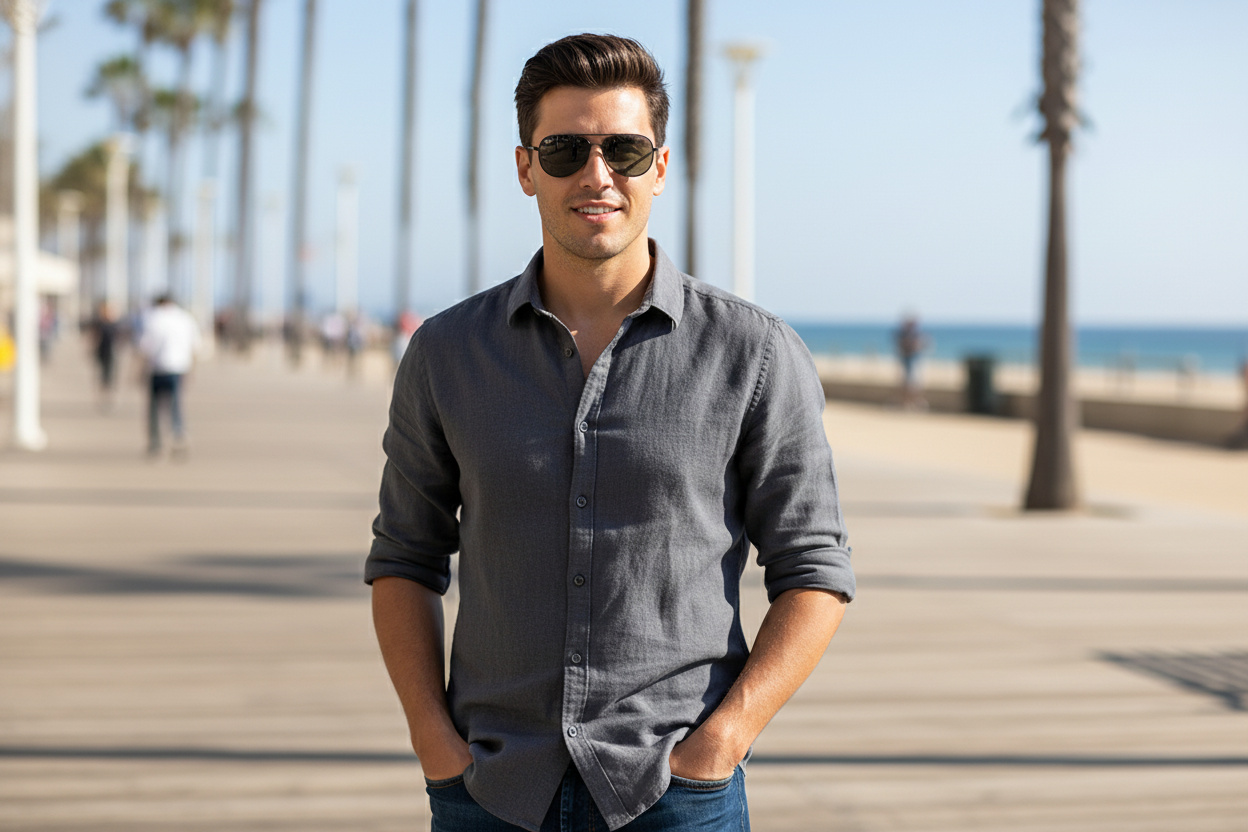 Vooraanzicht Ray-Ban AVIATOR REVERSE (RBR0101S - 002/GR)