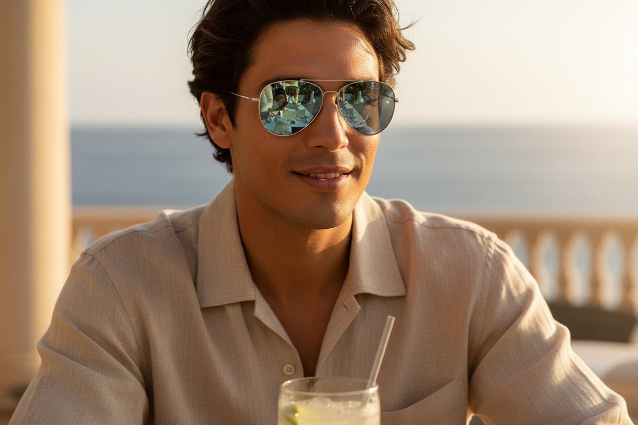 Vooraanzicht Ray-Ban AVIATOR REVERSE (RBR0101S - 003/30)