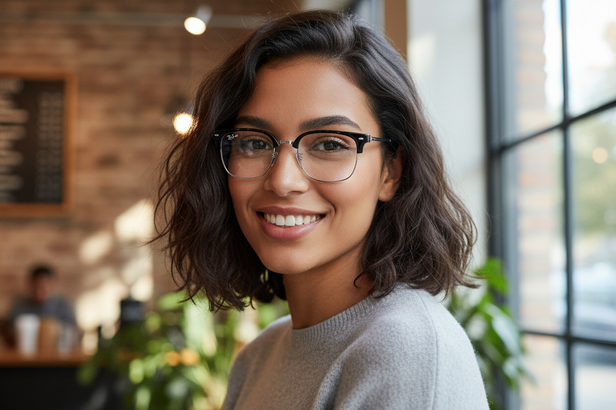 Vooraanzicht Ray-Ban NEW CLUBMASTER (RX7216 - 2000)