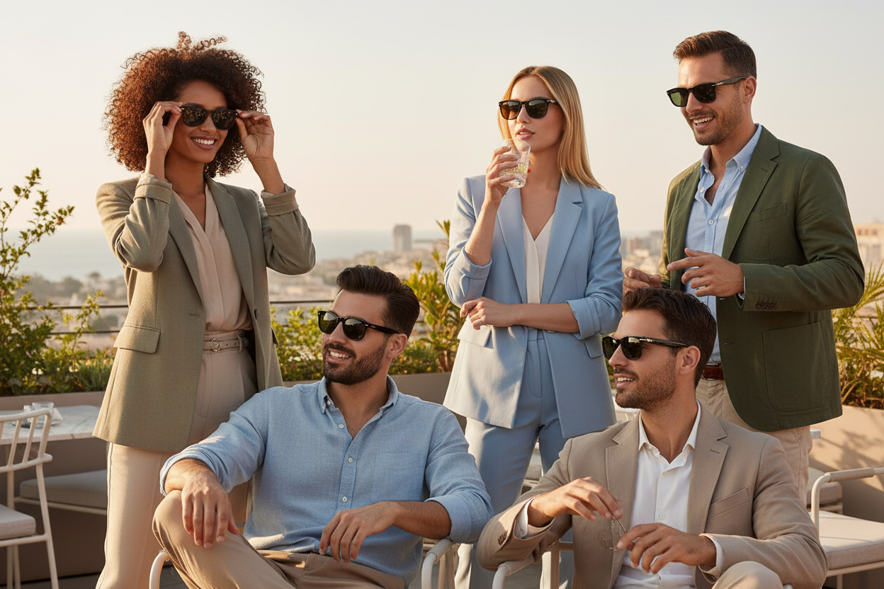Vooraanzicht Persol ELIO (PO3333S - 95/31)