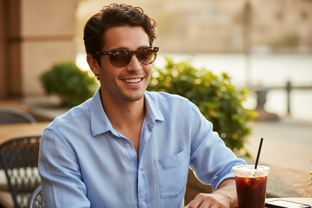 Vooraanzicht Ray-Ban WAYFARER OVAL (RB2242 - 133451)