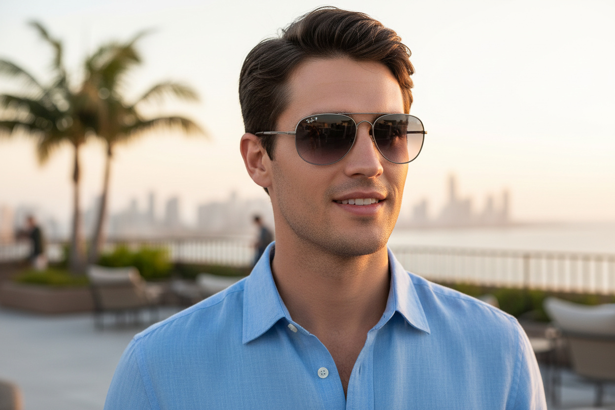 Vooraanzicht Ray-Ban BAIN BRIDGE (RB3735 - 004/78)