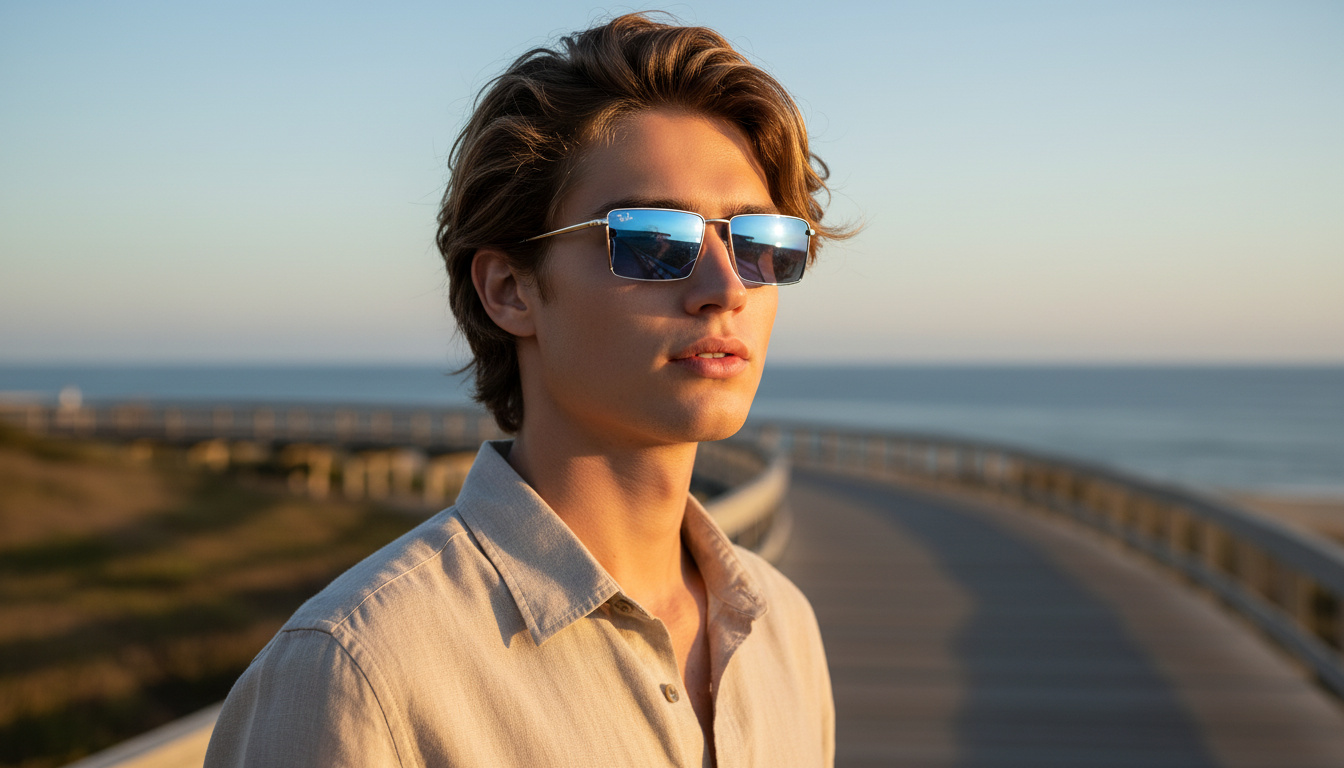 Vooraanzicht Ray-Ban EMY (RB3741 - 003/80)