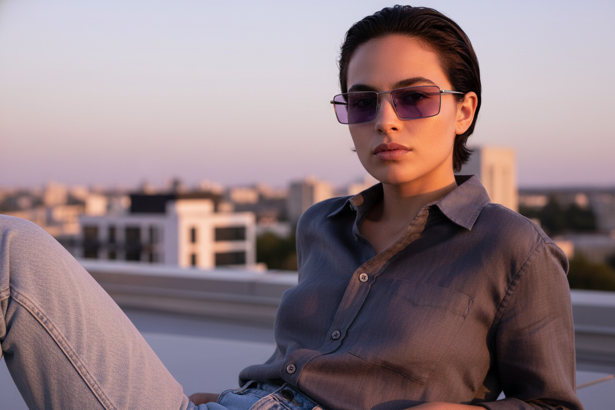Vooraanzicht Ray-Ban EMY (RB3741 - 004/1A)