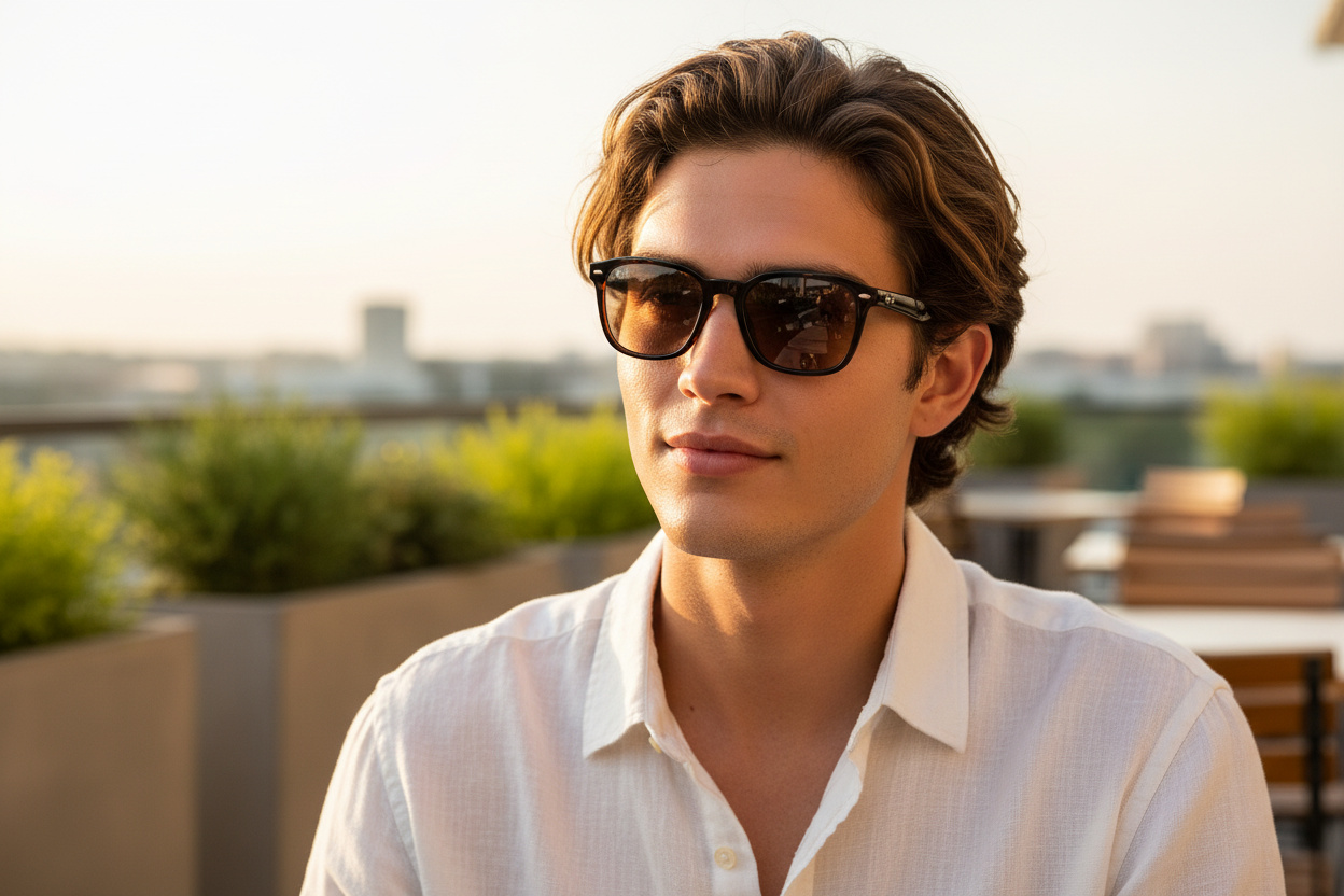 Vooraanzicht Ray-Ban RB4392D (601/93)