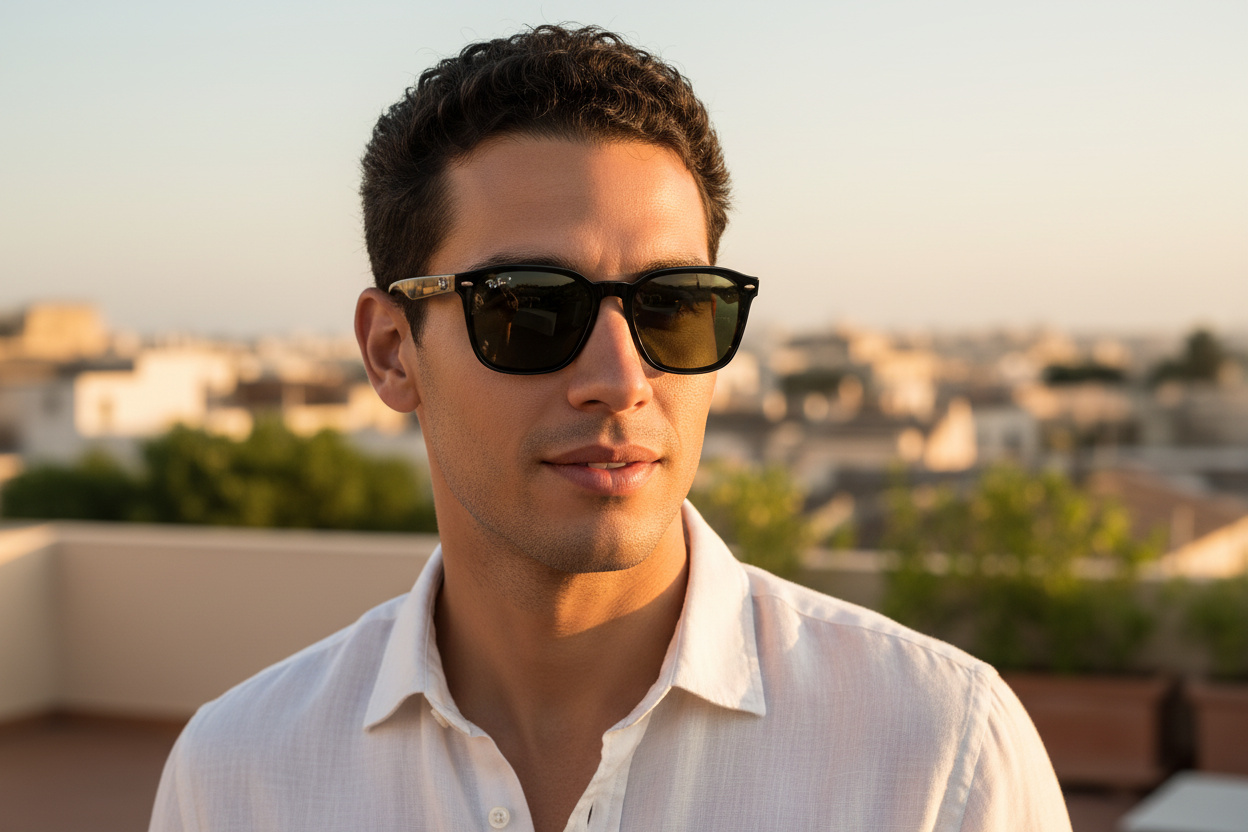 Vooraanzicht Ray-Ban RB4392D (601/9A)