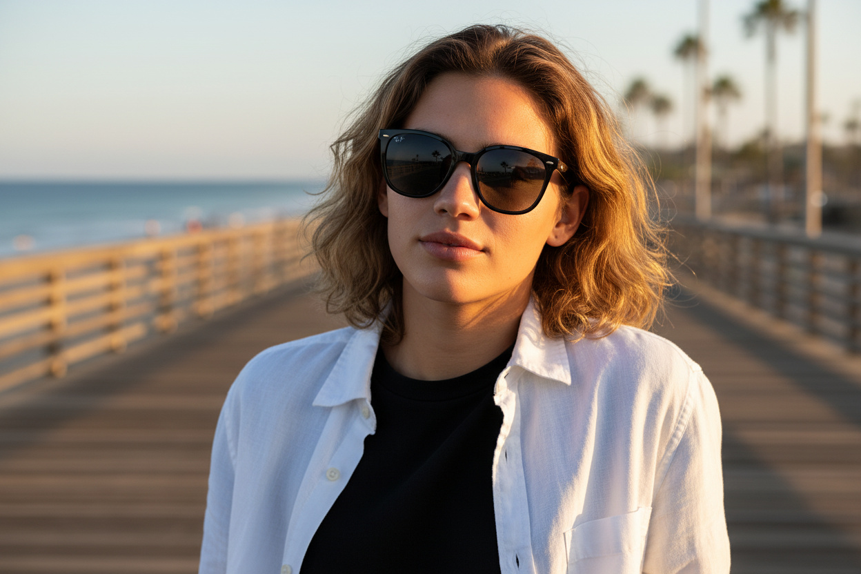 Vooraanzicht Ray-Ban RB4423D (601/87)