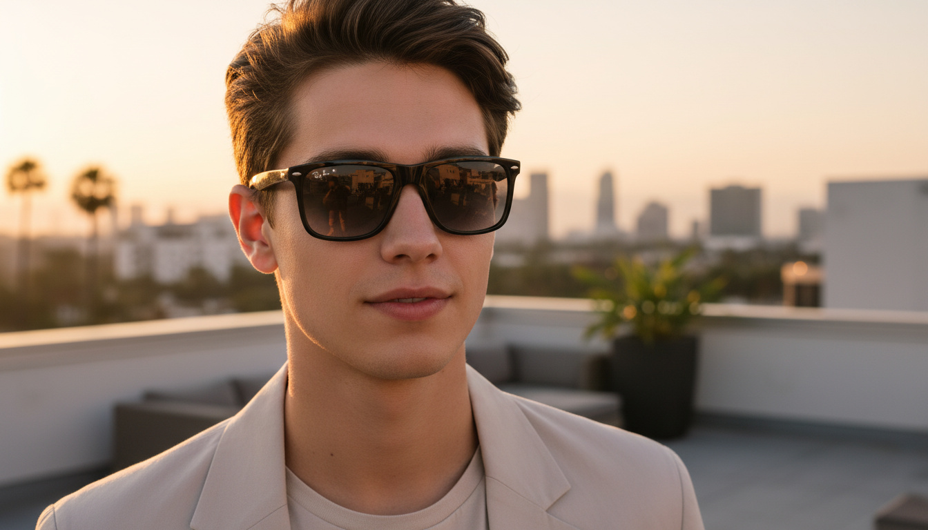Vooraanzicht Ray-Ban BOYFRIEND TWO (RB4547 - 601/32)