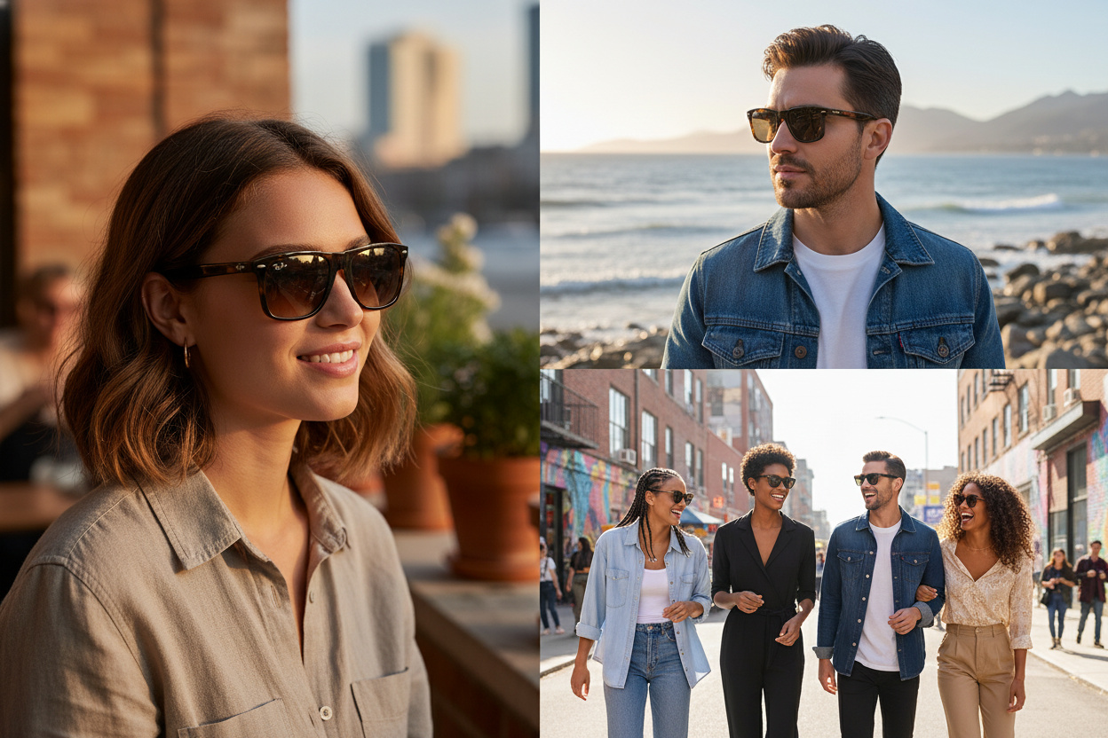 Vooraanzicht Ray-Ban BOYFRIEND TWO (RB4547 - 710/51)