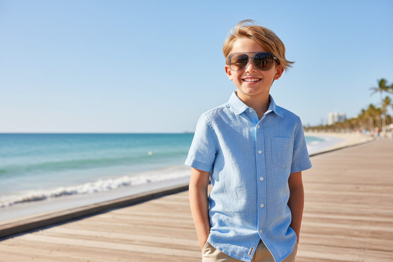 Vooraanzicht Ray-Ban Kids JUNIOR BILL (RJ9096S - 715311)