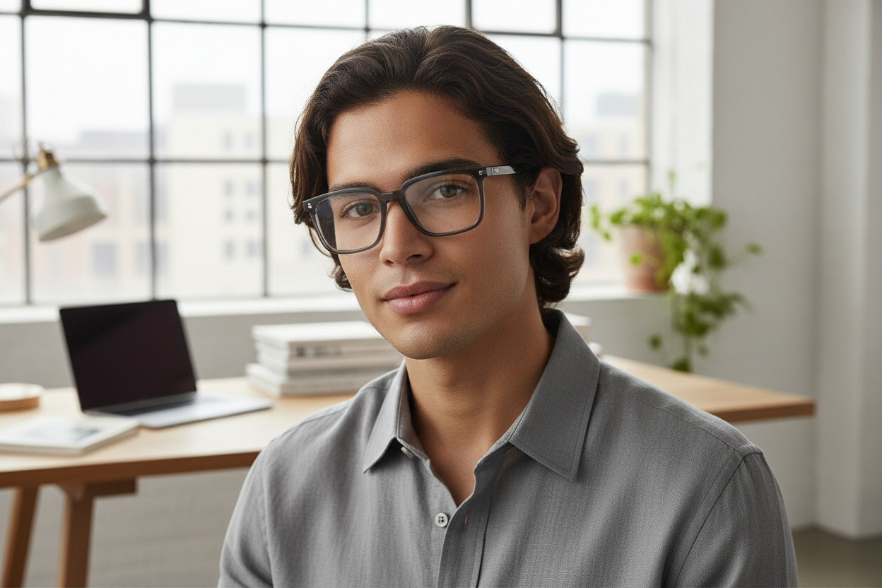Vooraanzicht Ray-Ban ALAIN (RX7239 - 8257)