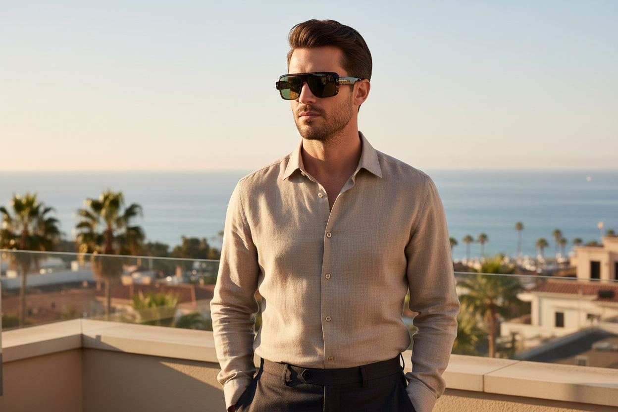 Vooraanzicht Tom Ford TURNER (FT1101 - 52N)
