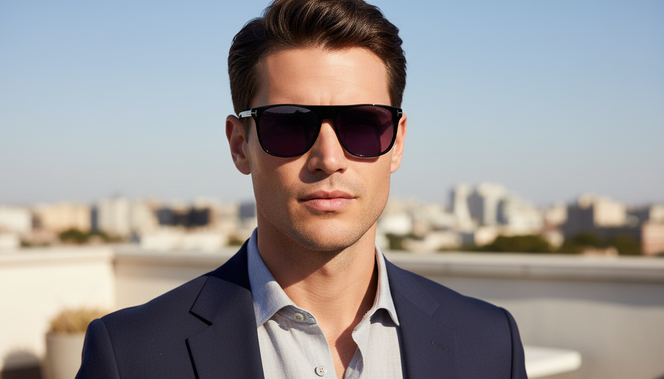Vooraanzicht Tom Ford LIONEL-02 (FT1105 - 01A)
