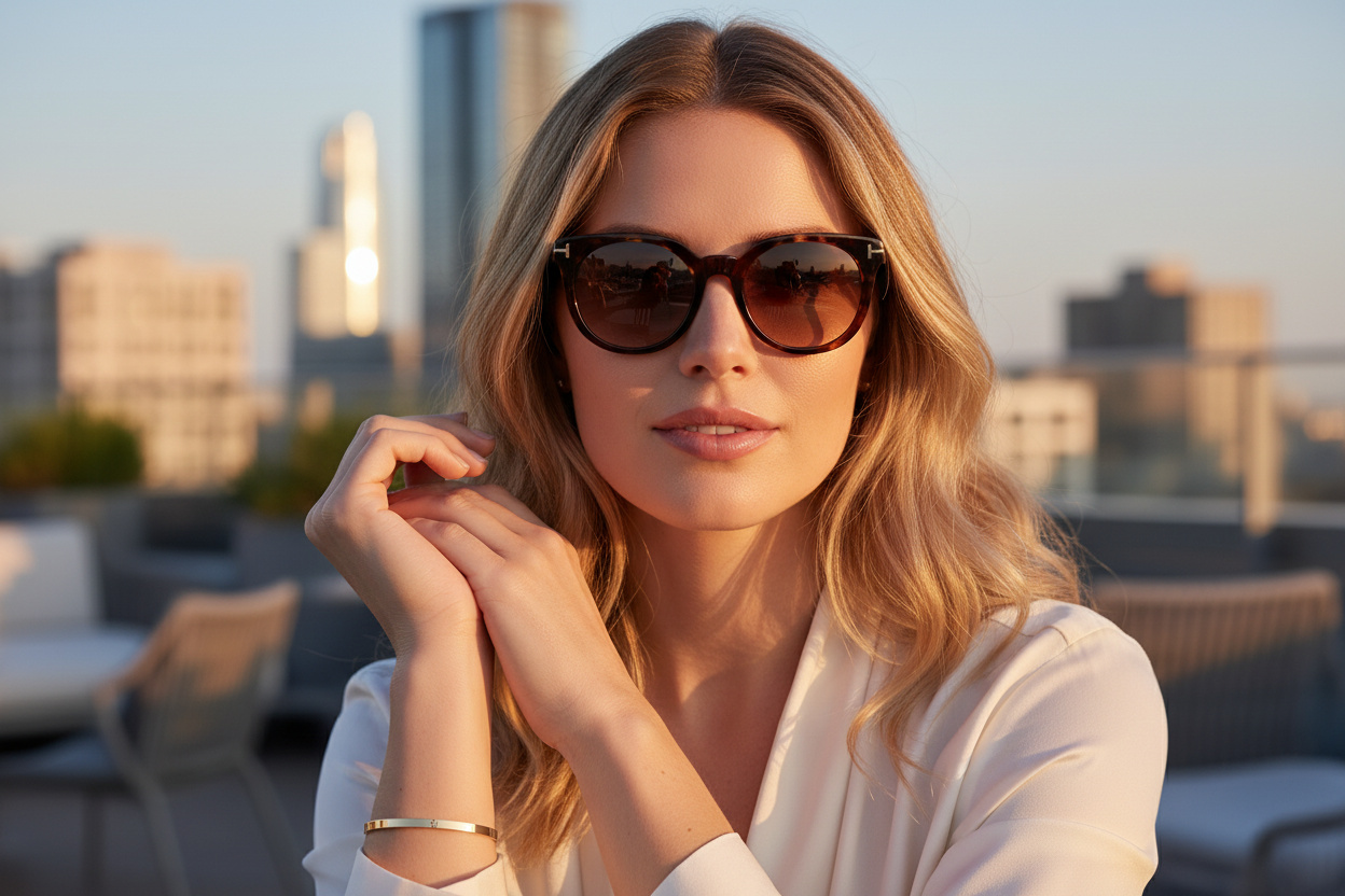 Vooraanzicht Tom Ford MOIRA (FT1109 - 52H)