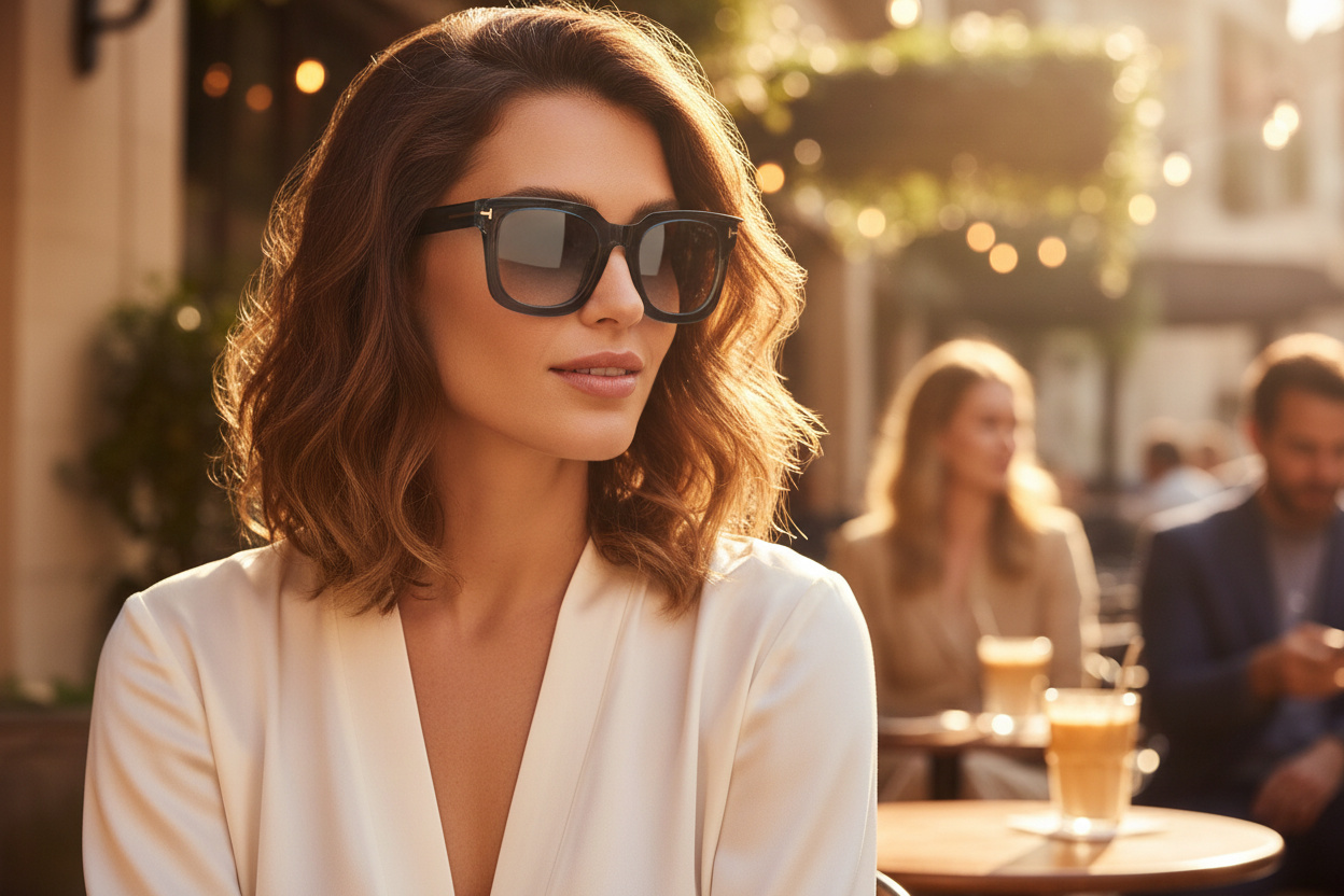 Vooraanzicht Tom Ford LEIGH-02 (FT1115 - 92P)