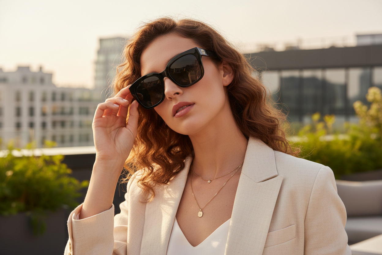 Vooraanzicht Gucci GG1338SK (001)