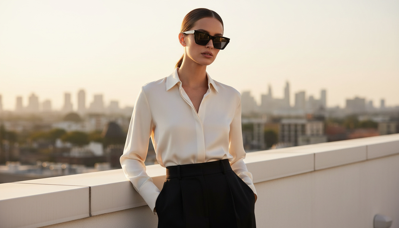 Vooraanzicht Saint Laurent SL 633 CALISTA (001)
