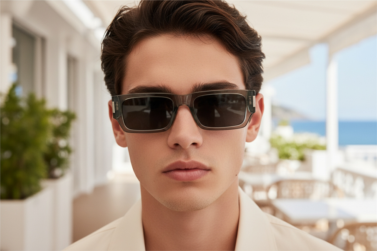 Vooraanzicht Saint Laurent SL 660 (003)