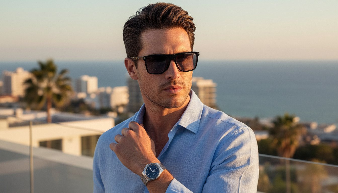 Vooraanzicht Tom Ford FLETCHER (FT0832 - 01D)