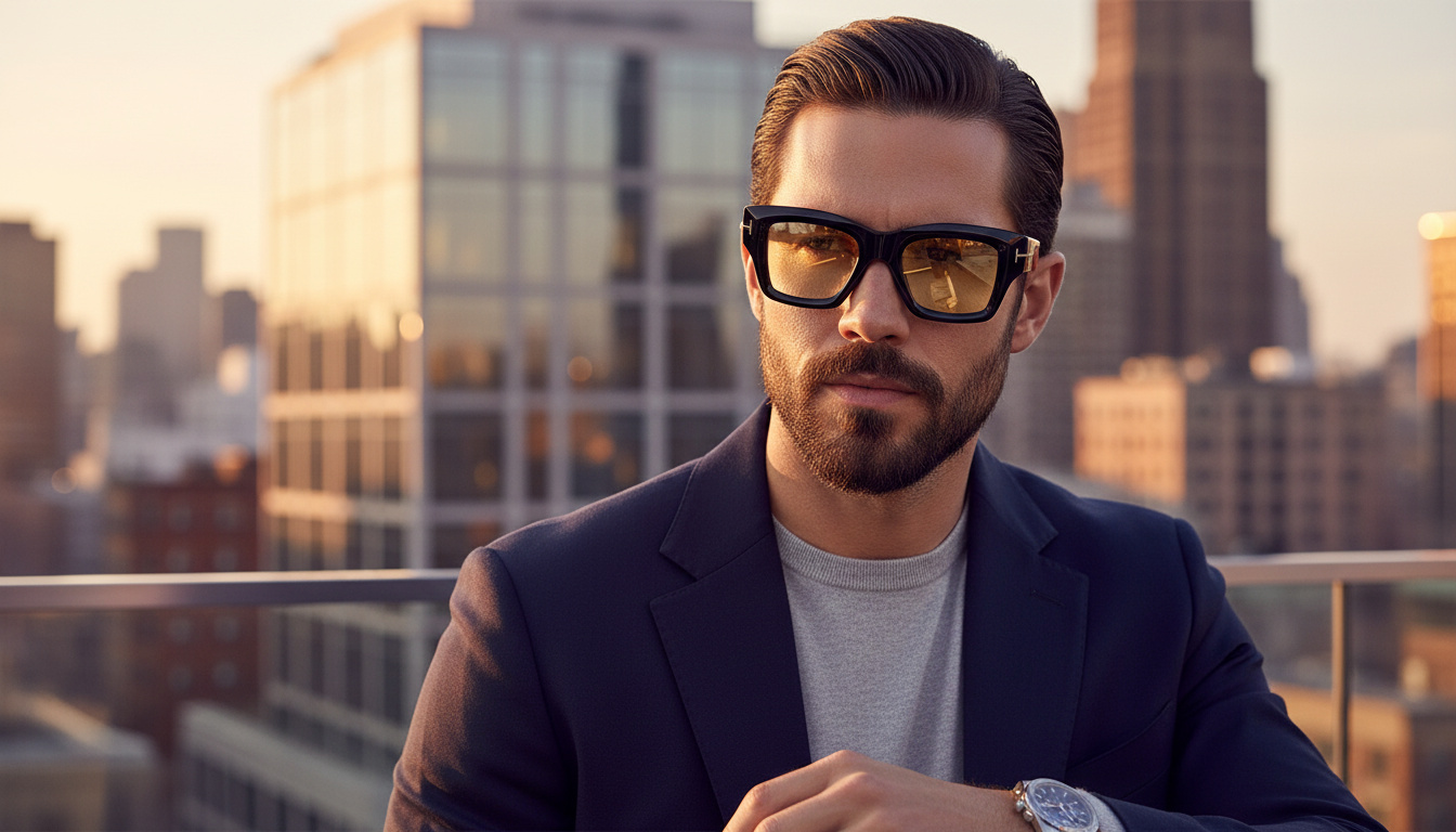 Vooraanzicht Tom Ford ILIAS (FT1154 - 01E)