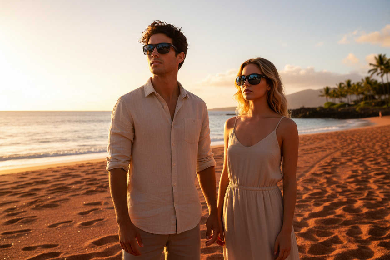 Vooraanzicht Maui Jim Red Sands (432N-2M)