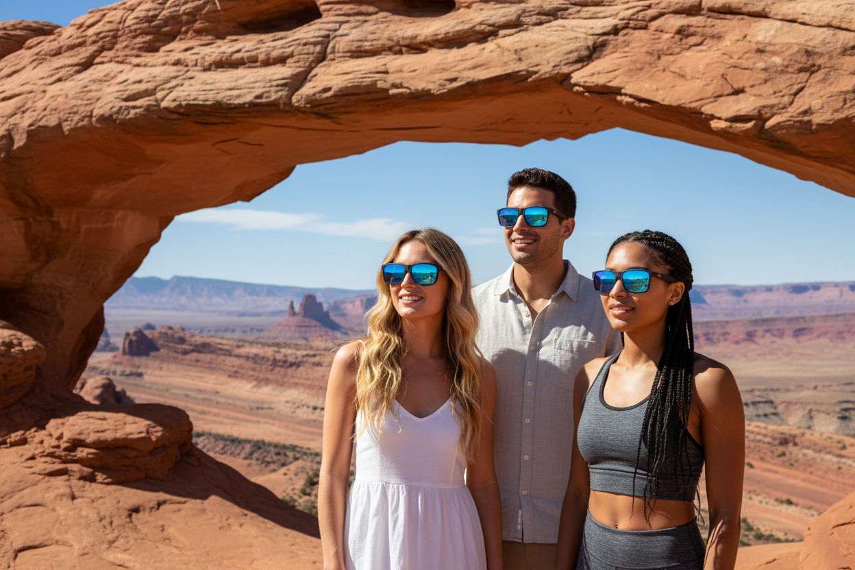 Vooraanzicht Maui Jim Red Sands (B432N-2M)