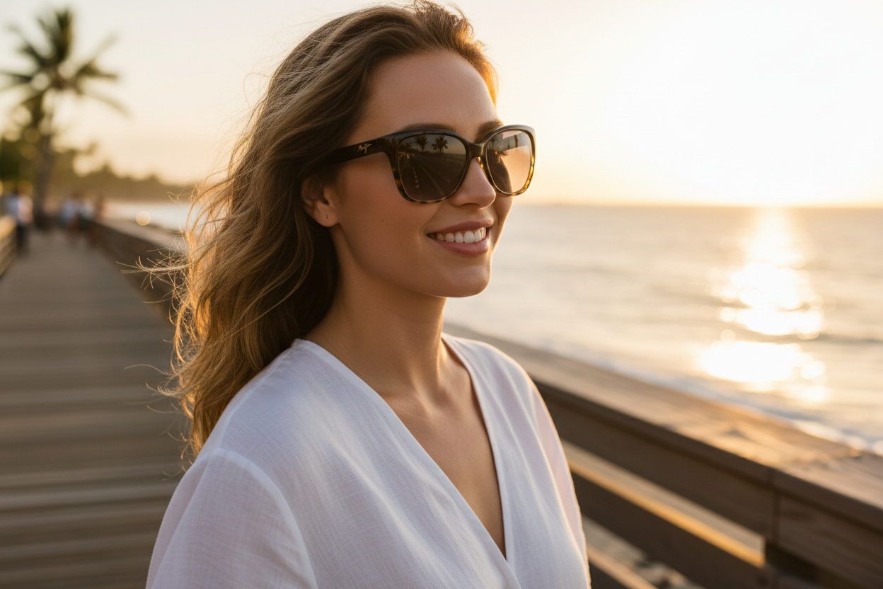 Vooraanzicht Maui Jim Starfish (GS744-02T)
