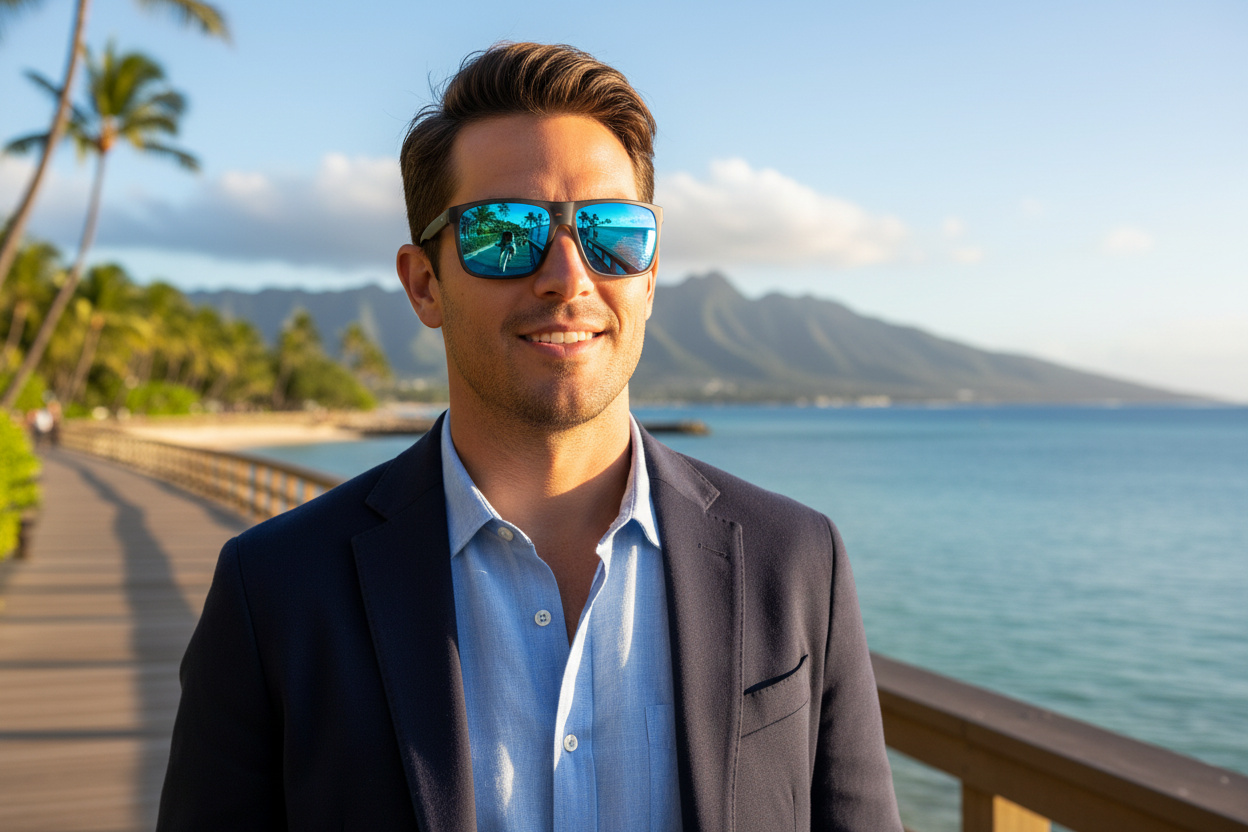 Vooraanzicht Maui Jim Honokalani (B455-14)