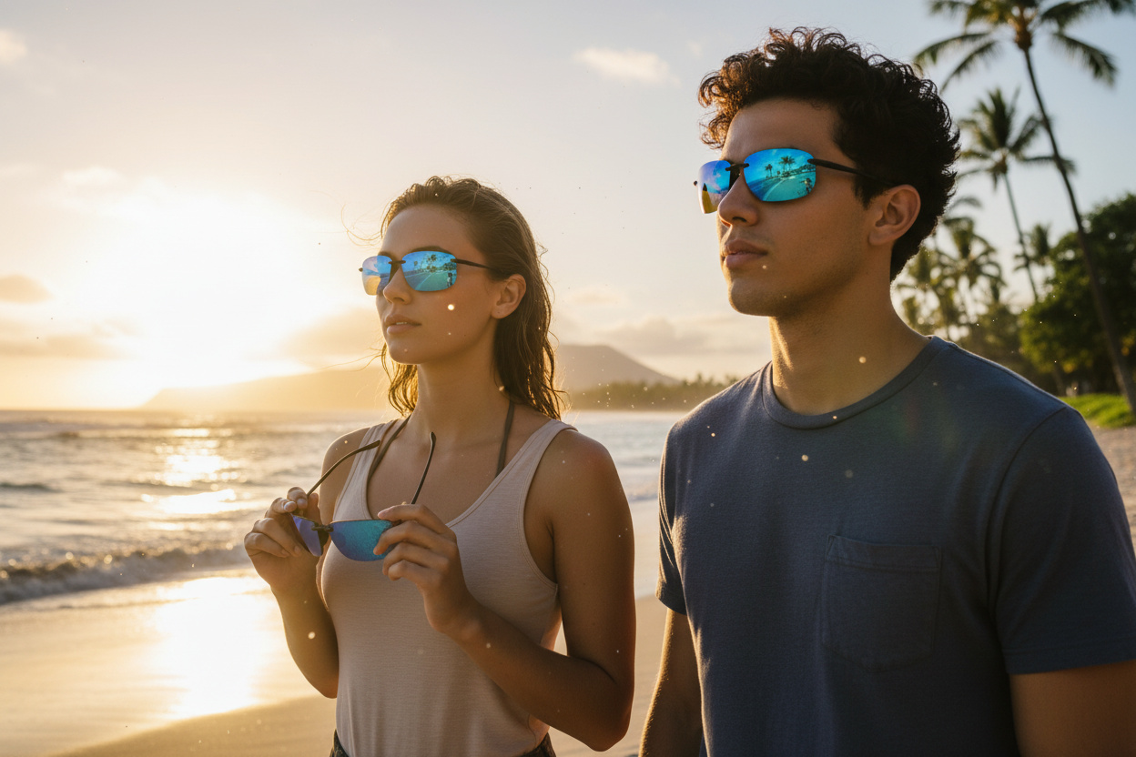 Vooraanzicht Maui Jim Hookipa Xlarge (B456-14A)