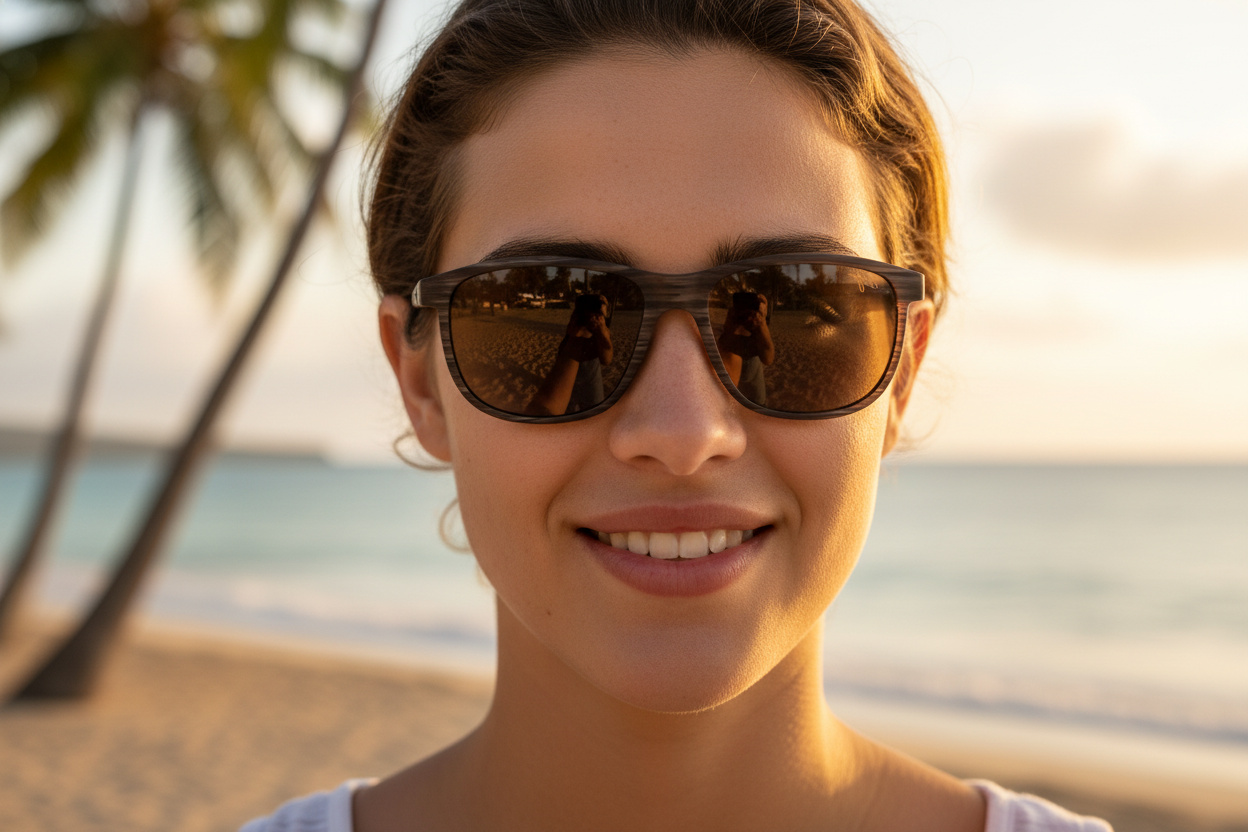 Vooraanzicht Maui Jim Lele Kawa (H811-25C)