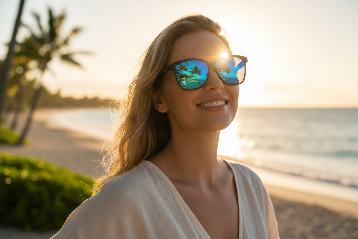 Vooraanzicht Maui Jim Liquid Sunshine (B601-03)