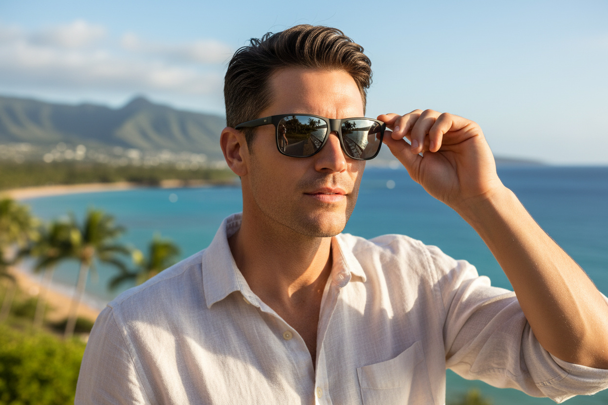 Vooraanzicht Maui Jim Pailolo (603-02)