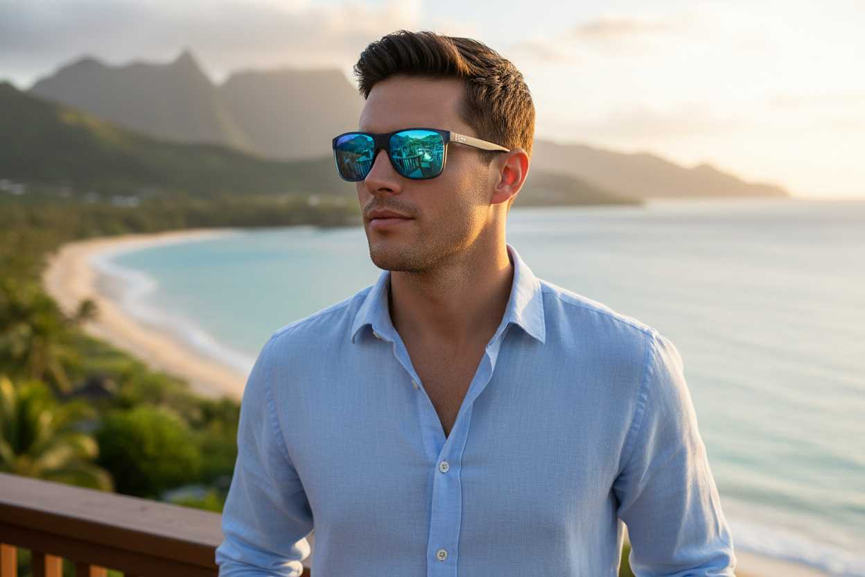 Vooraanzicht Maui Jim Pailolo (B603-03)