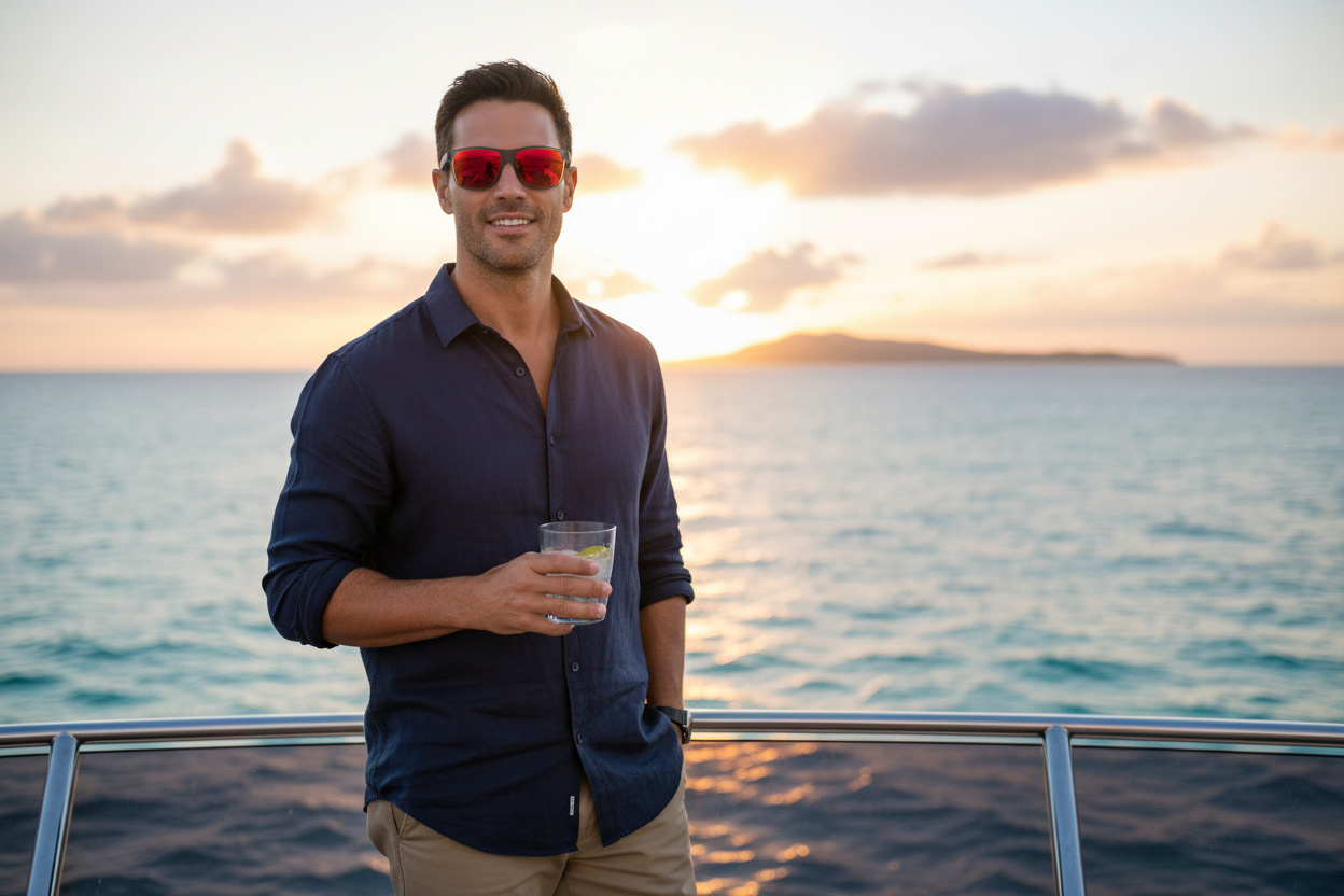 Vooraanzicht Maui Jim Pailolo (RM603-14)