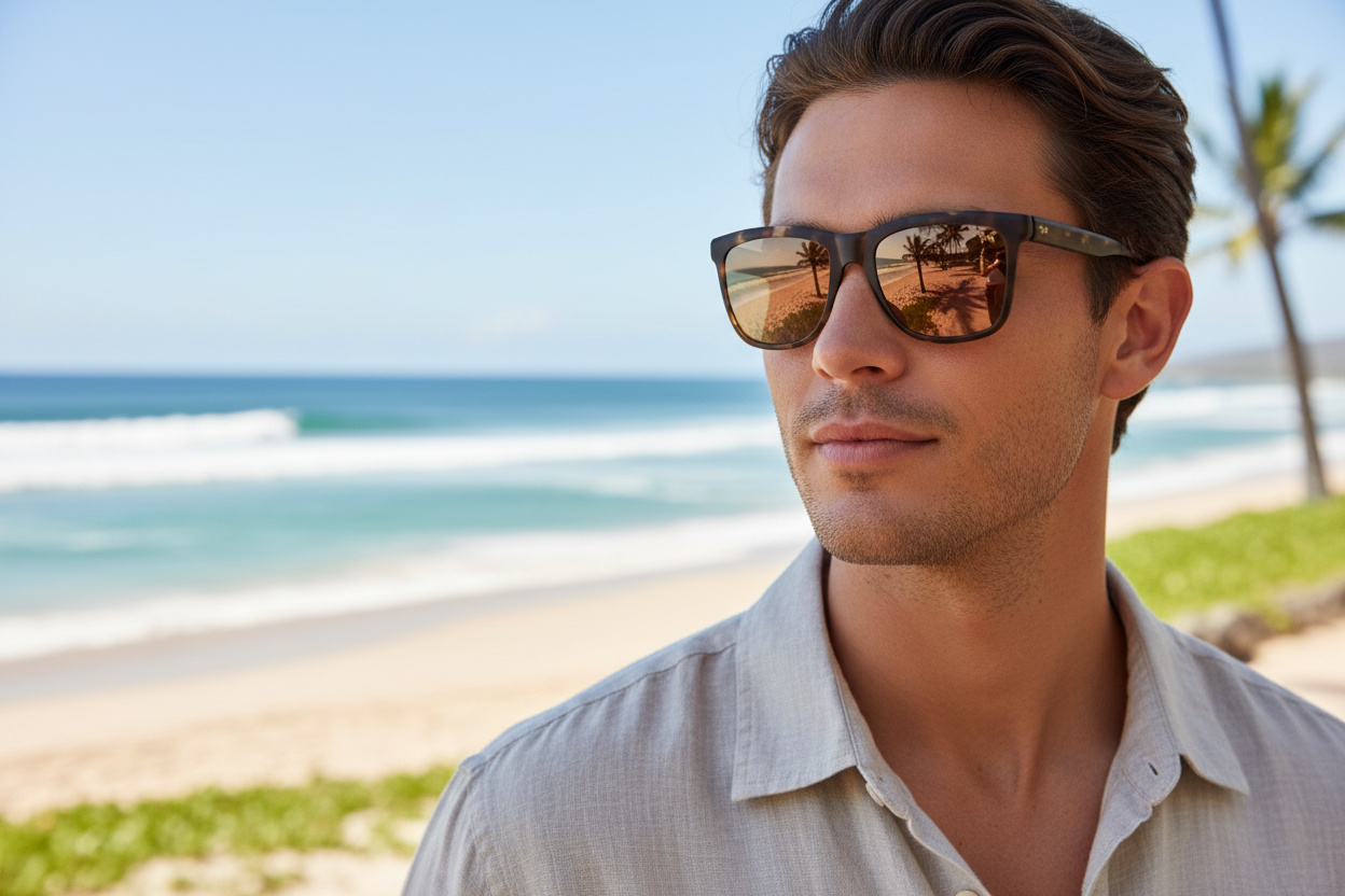 Vooraanzicht Maui Jim Pehu (H602-10)
