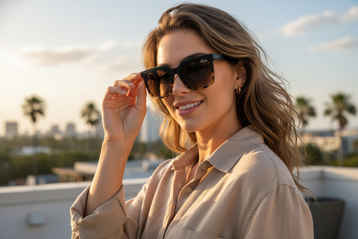Vooraanzicht Maui Jim Rooftops (HS898-10)