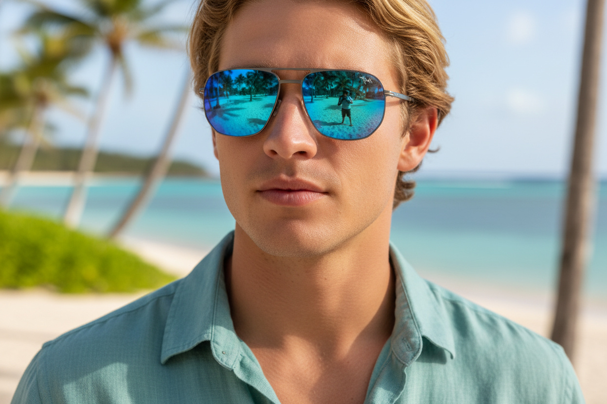 Vooraanzicht Maui Jim Sharks Cove (B605-03)