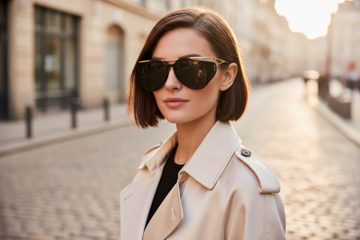Vooraanzicht Saint Laurent SL M137 AMELIA (001)